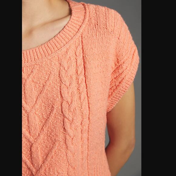 Pilcro Oversized Cable-Knit Sweater - New Small - Picture 4 of 7